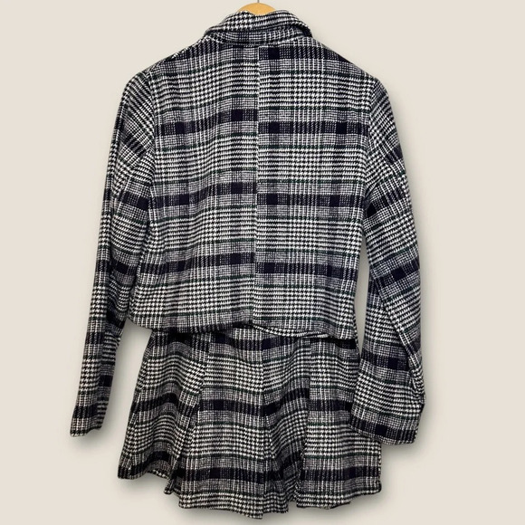 HYFVE | Plaid Blazer & Skirt Set | Size Small | Classic & Timeless Style NWT - Picture 5 of 9